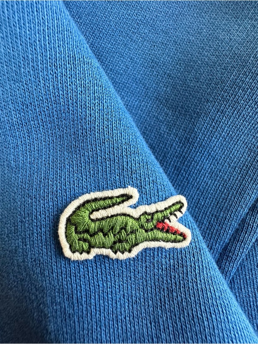 Lacoste Blue Full-Zip Performance Jacket - Picture 3 of 10